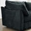Canapé modulaire en L Chenille gris avec 4 sièges, coussins amovibles et fonction de rangement, ajoutant du luxe à votre canapé de salon, repose-pieds dissimulé dans le siège, en forme de croissant,-205198051