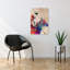 «Vibrant Polo Rider», art mural contemporain-129475722