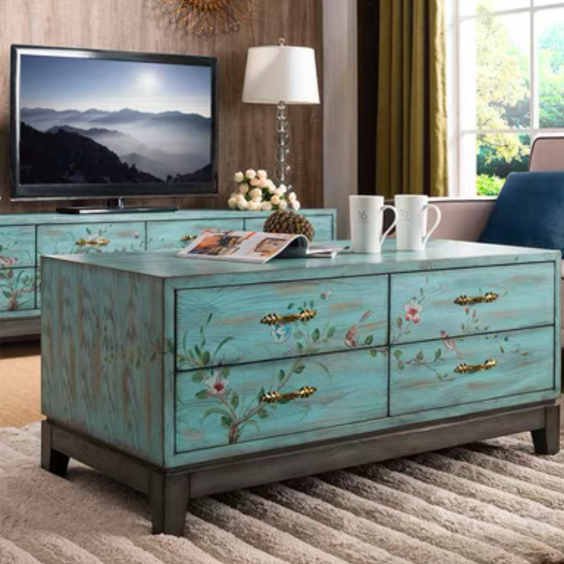 Classic solid wood coffee table