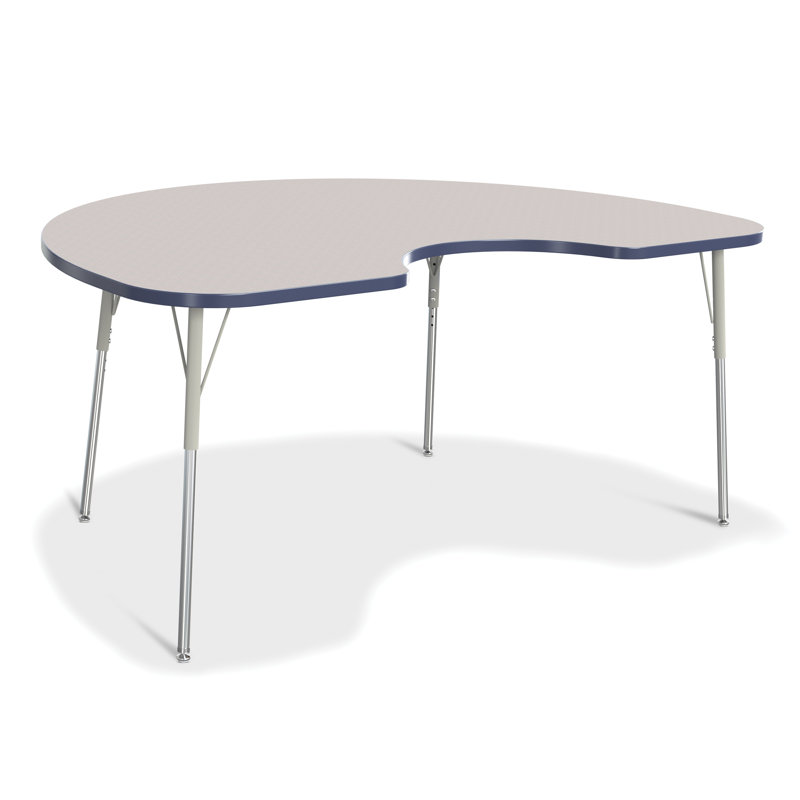 Tables pour enfants Berries®, Taille adulte : H 24 po à 31 po, Gris / marine