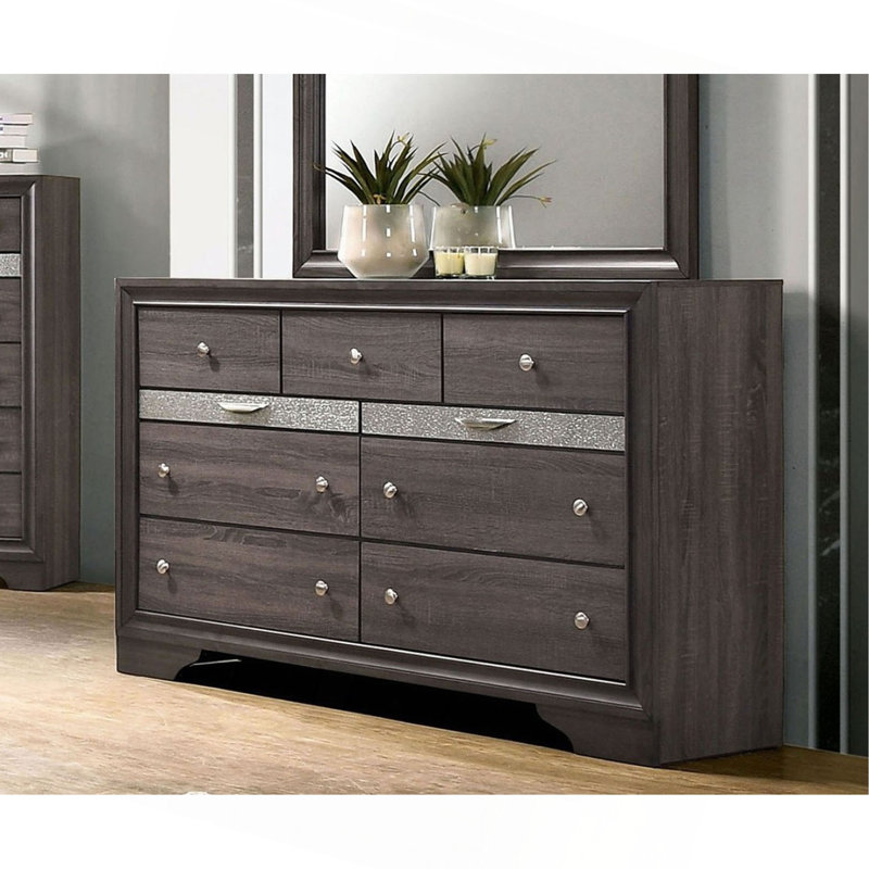 Commode contemporaine 1Pc, Gris
