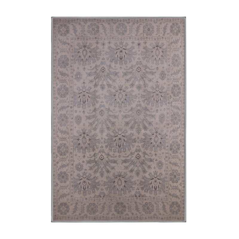 Tapis oriental gris Kurken, Rectangle 4 pi x 6 pi