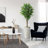 75'' Faux Ficus Tree in Pot-87037057