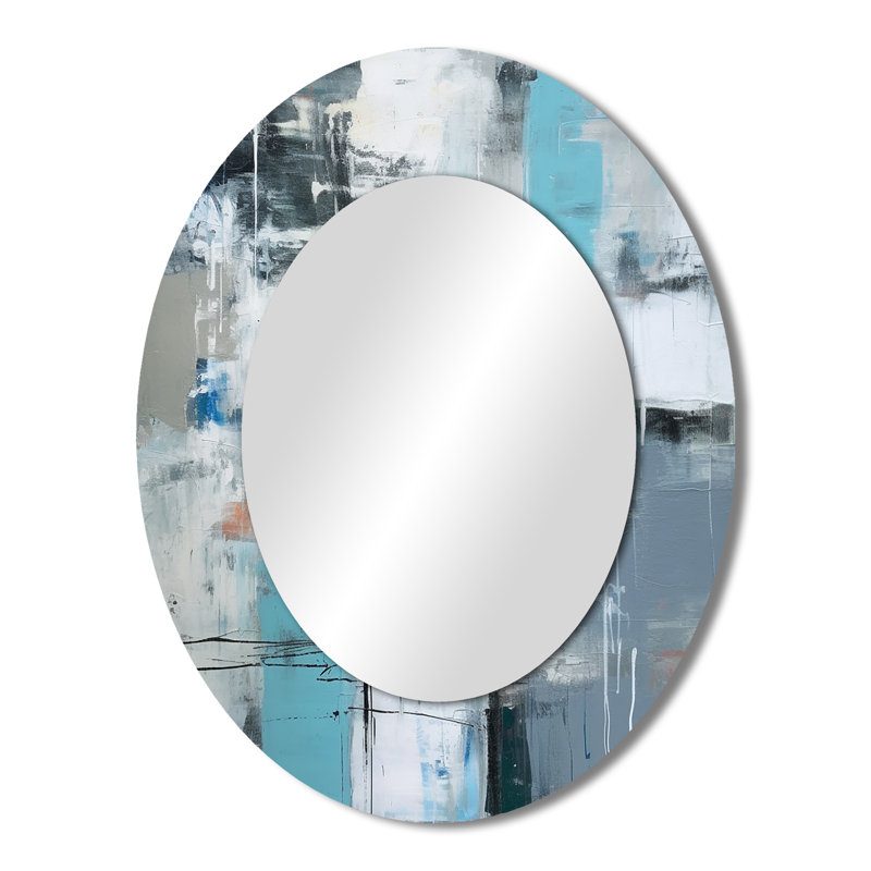 Miroir mural Serene Subtility In Abstract, 43 po x 33 po