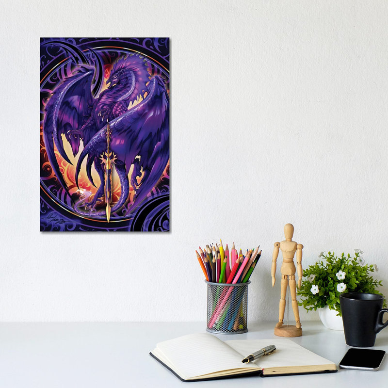 Dragonblade Netherblade by Ruth Thompson - Wrapped Canvas Print, 30.48cm H x 20.32cm W