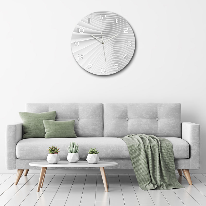Juliaan Glass Wall Clock