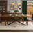 55.11"-70.86"Retro Rectangular Stretch Dining Table-1424999332