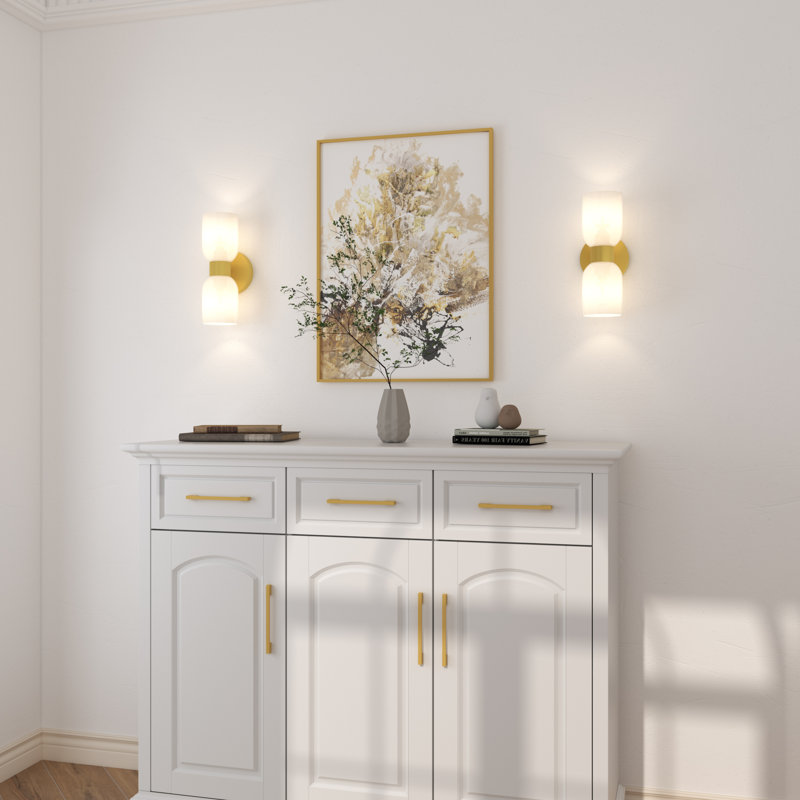 Alaisha 2-Lights Wall Light, Gold