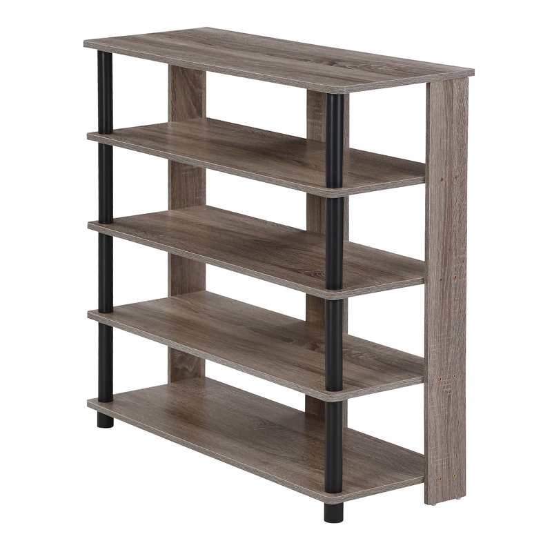 12 Pair Shoe Rack, Grey