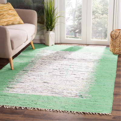 Parikh Hand Woven Cotton Abstract Rug