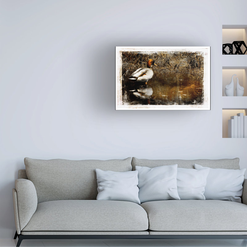 Art sur toile bolologique «bolle», H 12 po x l 19 po