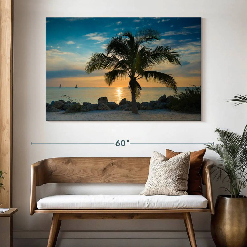 Palmier Gillard Key West, H 34 po x l 51 po