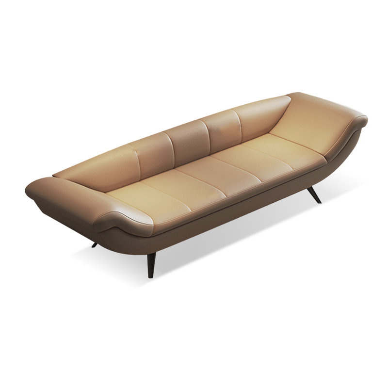 Banc en cuir de style moderne pour la chambre à coucher et le vestibule, Tanné