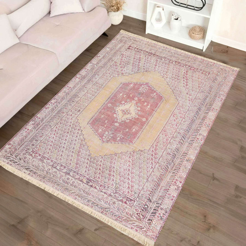 Tapis Faded Blush Grand Medallion