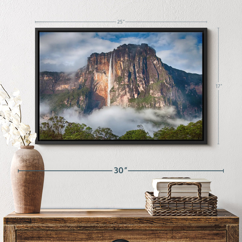 Nature «Angel Falls», H 25 po x l 17 po