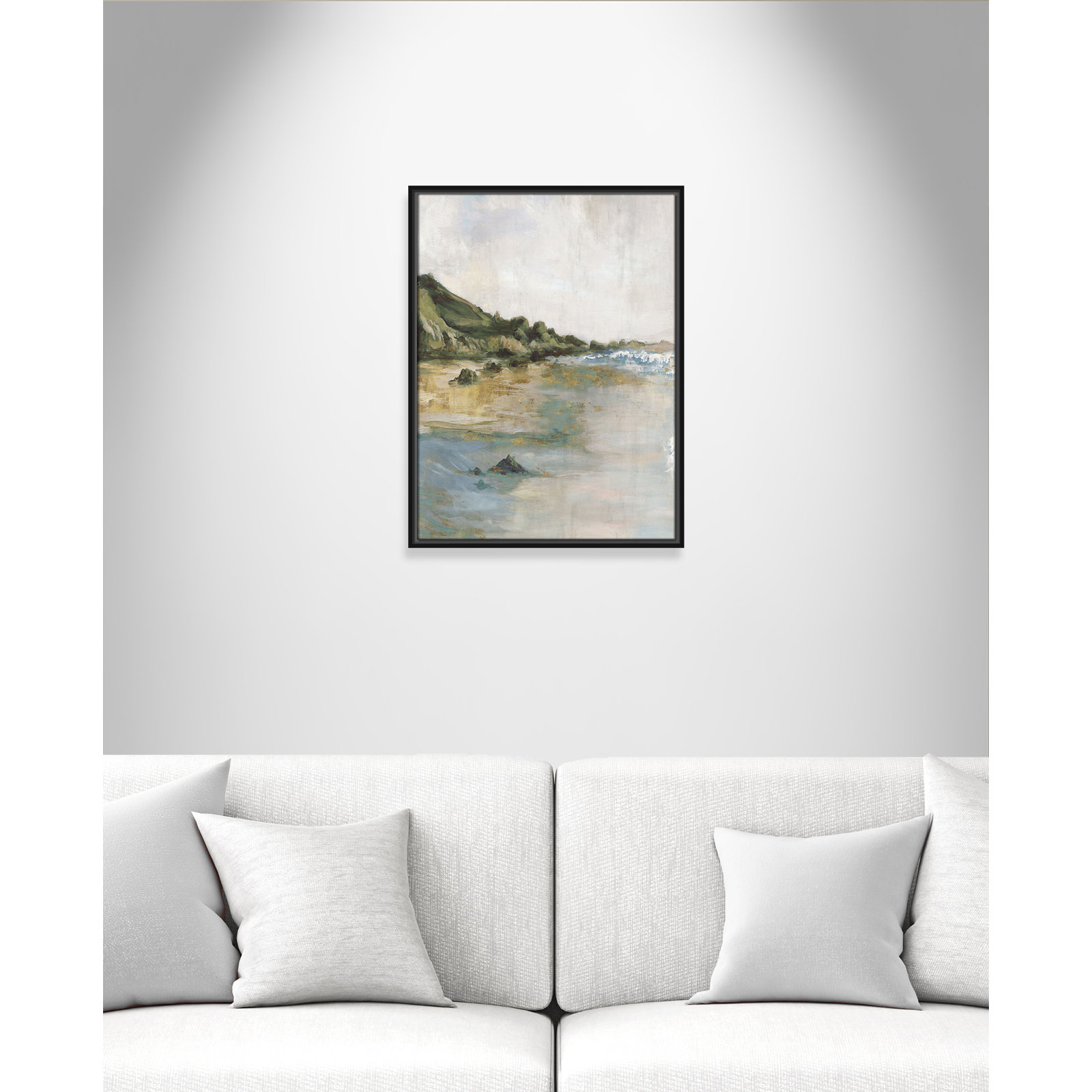 Tide’s Edge Print by , Black, 25.5" H x 19.5" W