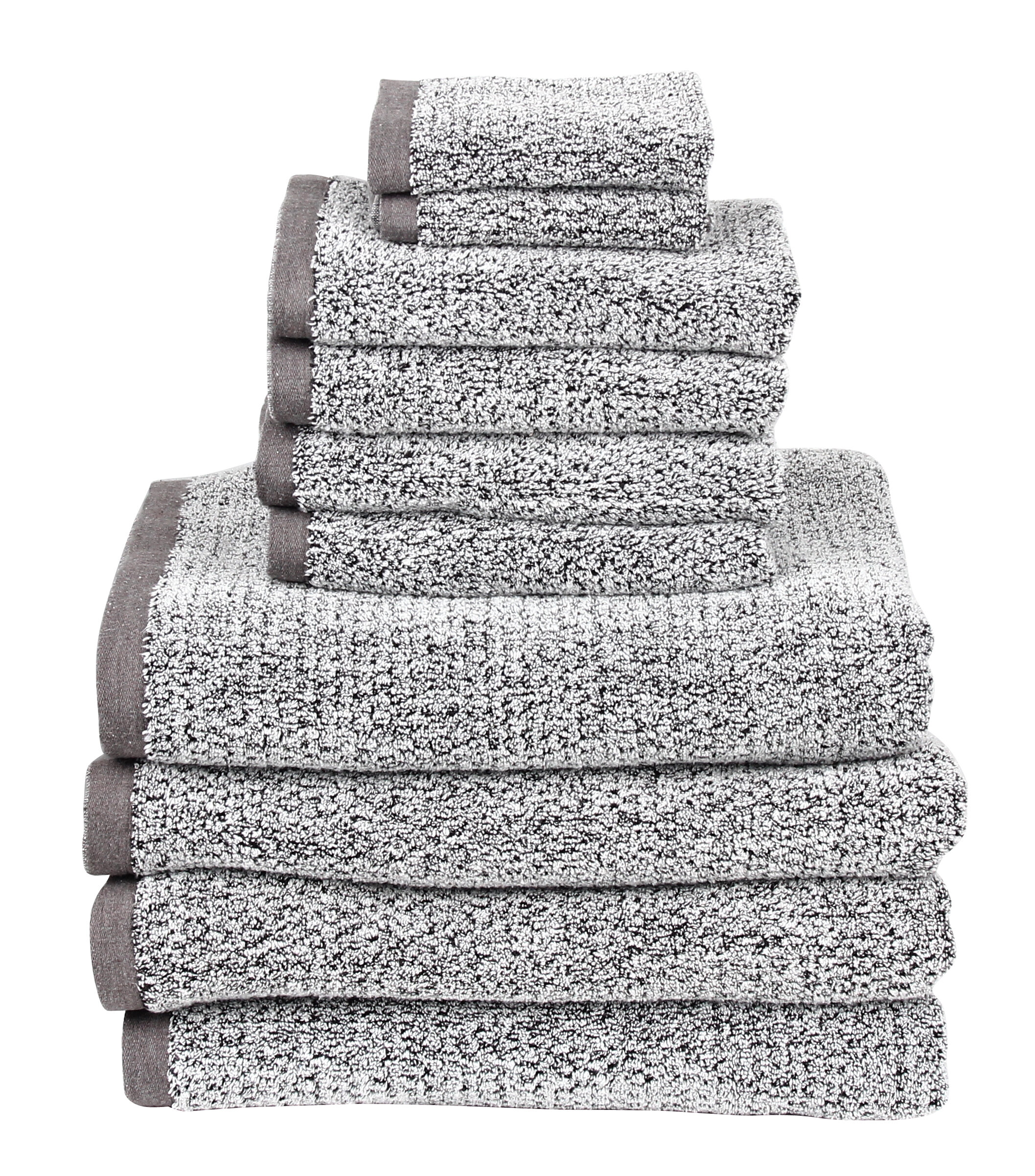 5/10PC Microfiber Dish Cloth Waffle Weave Kitchen Drying Towels Grey NEW