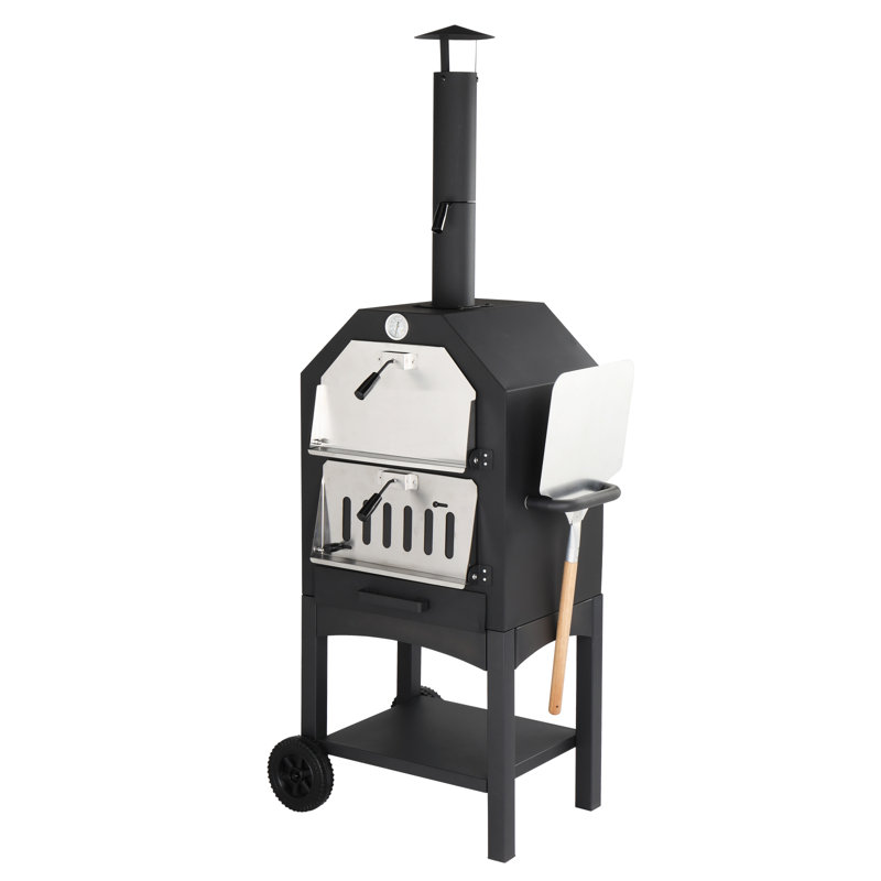 Bethney Pizza Oven in Black