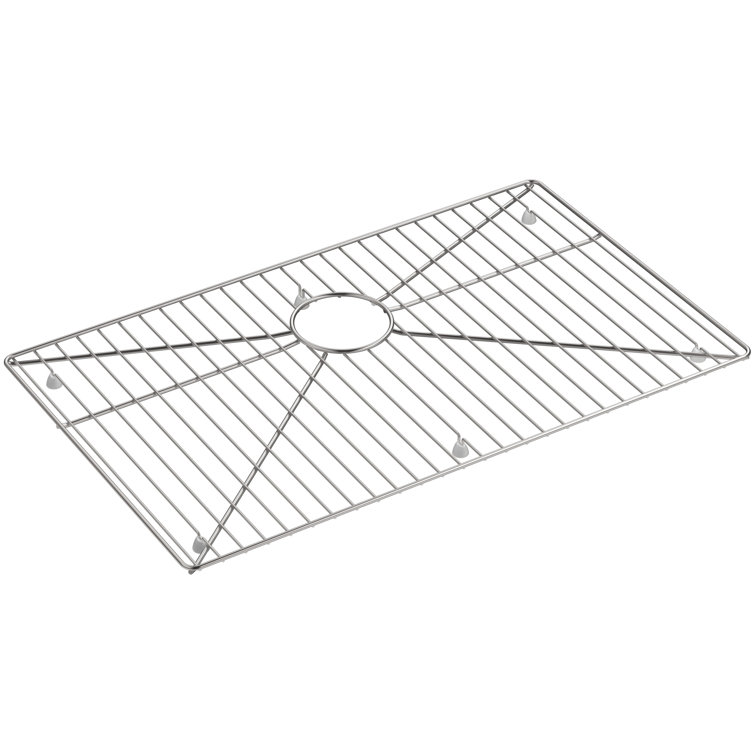 KOHLER Strive 26-3/4 in. x 16 in. Sink Bowl Rack in Stainless Steel
