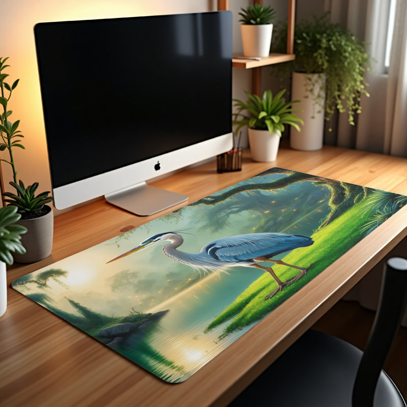 Polyester Desk Pad, 31.5x15.5