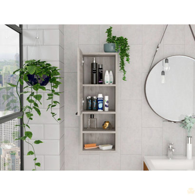 Armoire de salle de bain à 2 tablettes