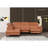 Gianna Orange Left Side Sectional-2087795024