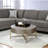 Drum Coffee Table With 1 Drawer