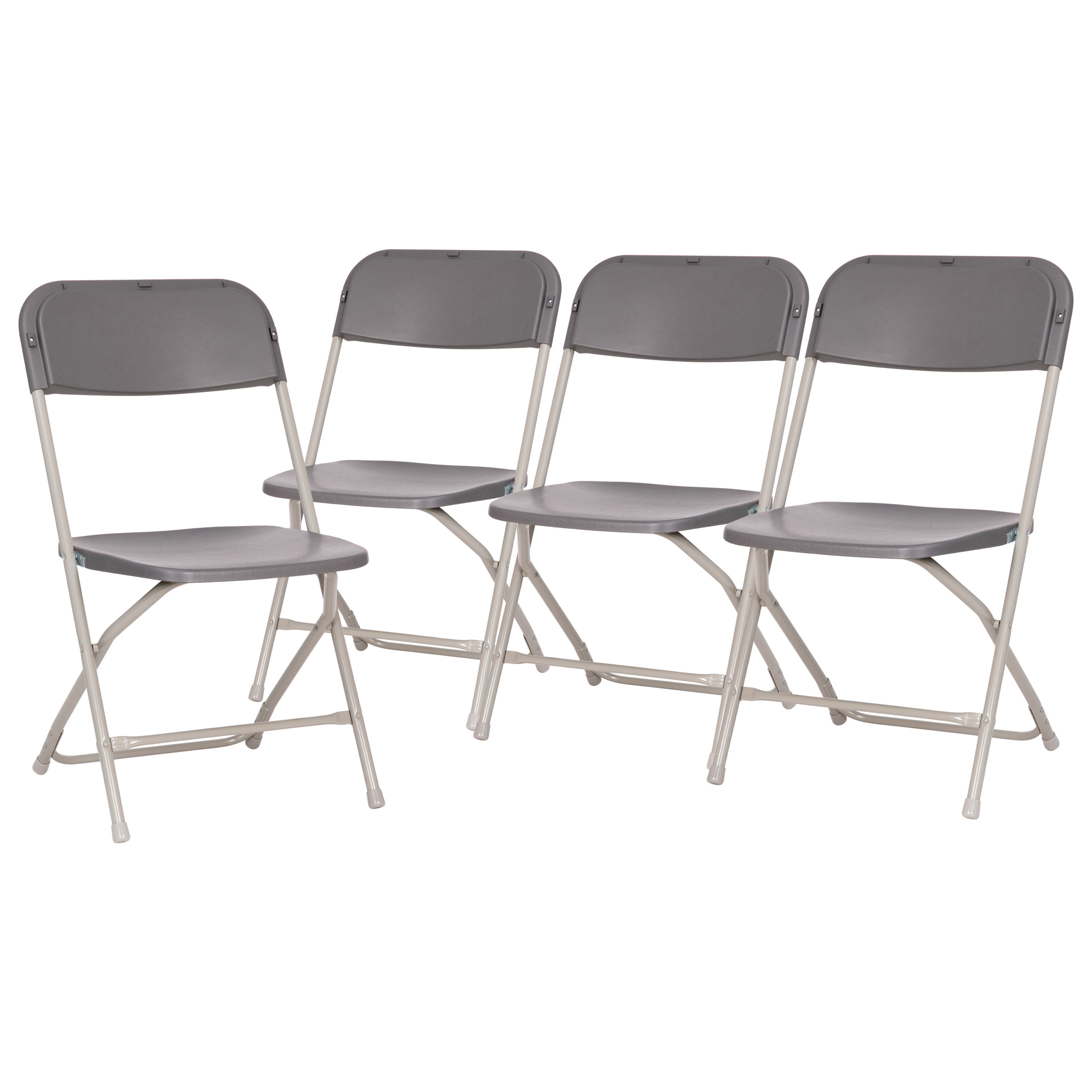 Armando Spacious Contoured Commercial Wide Tall Plastic Folding Chairs