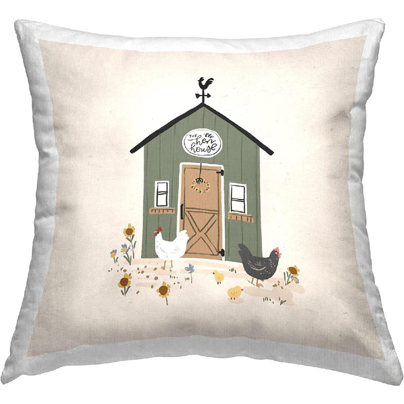 Polyester Throw Square Pillow Cover & Insert