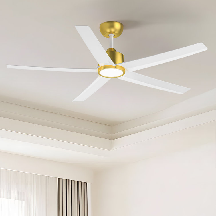52" Emileo Ceiling Fan with LED Lights
