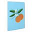 Orange Blossom Blue V2 - Wrapped Canvas-61877441