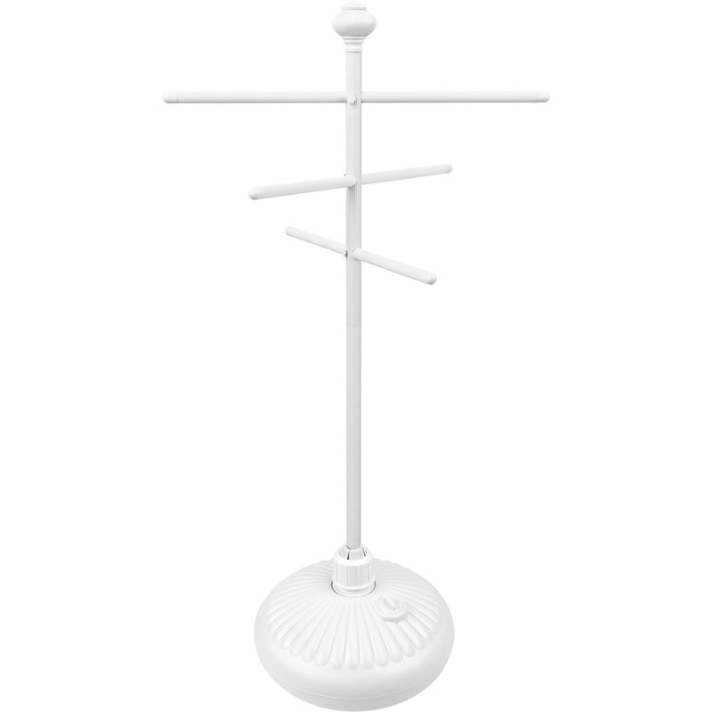 Porte-serviettes de piscine extérieur, Blanc