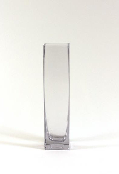 Kelsie Handmade Glass Table Vase, 8" H x 2" W x 2" D