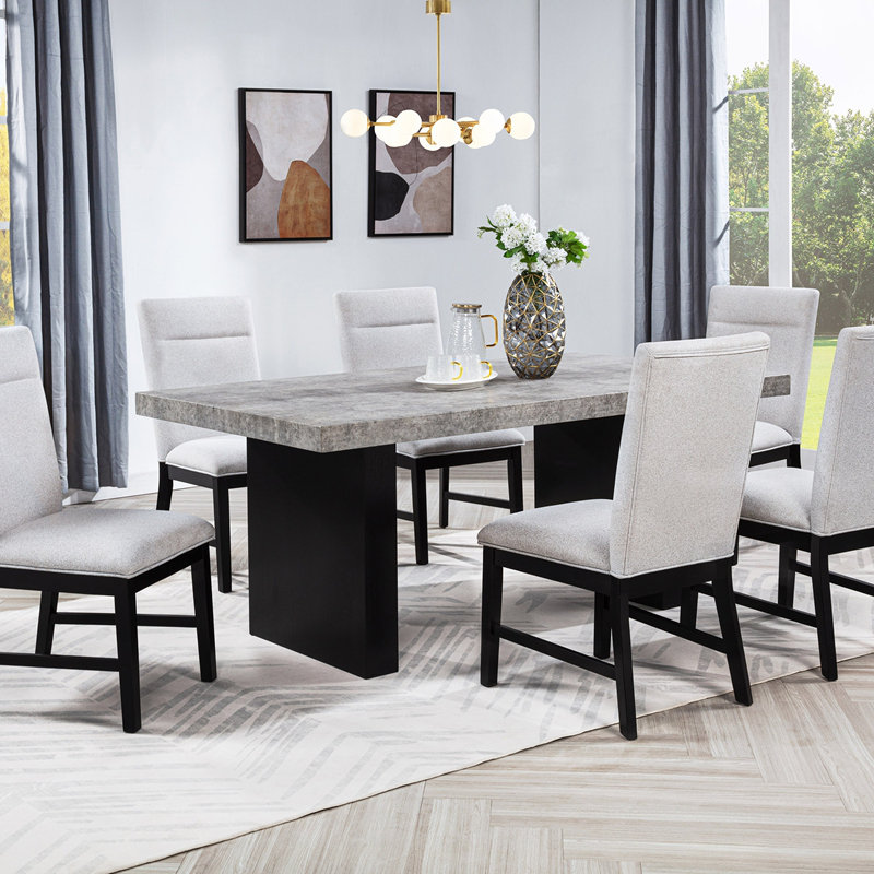Mobilier de salle à manger 5 pièces 5 pièces, 5 pièces: table, 4 chaises