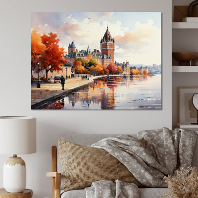 Anyra " Quebec City French Beauty III " Mixed Media and Color Photography Print