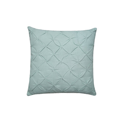 Diamond Tuck Solid Square Throw Pillow