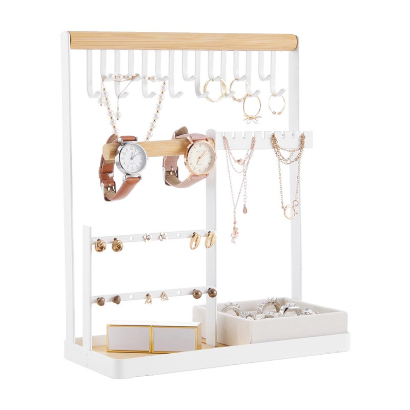 Metal+Wood Jewellery Box +