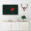 Lone Red Tulip - Wrapped Canvas Painting-56637297