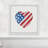 " Heart Shape Flag " Painting Print-51961070