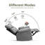 Fauteuil inclinable manuel pivotant en polyuréthane de 41,7 po de largeur avec coussin d'éponge épais-1807394604