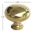 Eloise Unlacquered Brass 1 1/4" Round Knob