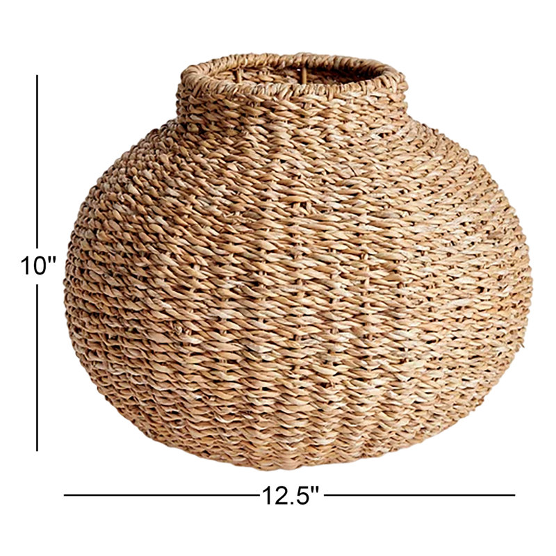 Seagrass Handmade Table Vase