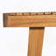 Table de salle à manger d'extérieur 69 po en bois d'acacia avec plateau à lattes, capacité de poids de 300 lb, idéale pour les rassemblements de patio et de jardin, couleur naturelle-1955661029