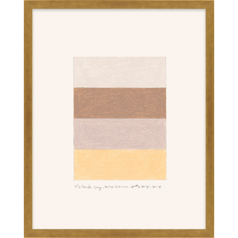 Stacks Print by Beth James, Gold Framed, 20" H x 16" W x 1.25" D