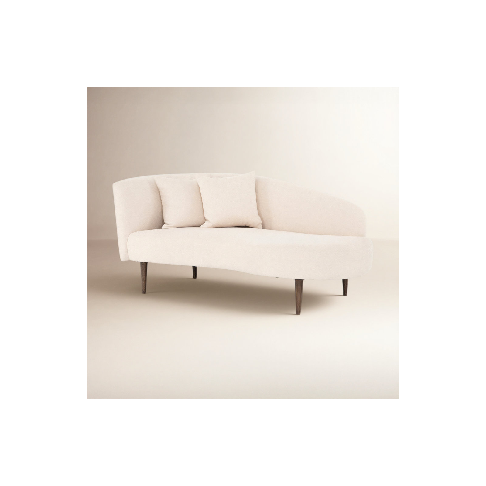 Aurelia 70" Upholstered Chaise Lounge, Left Hand Facing