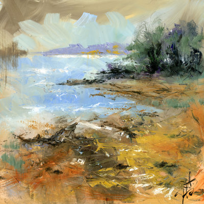 Nevern Lights II by Anne Farrall Doyle - Wrapped Canvas Painting