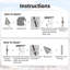 Parasol de plage 6 "avec manivelle Luceille-1433694857