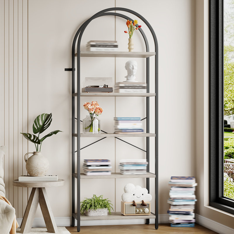 180cm H x 60cm W Bookcase, Gray