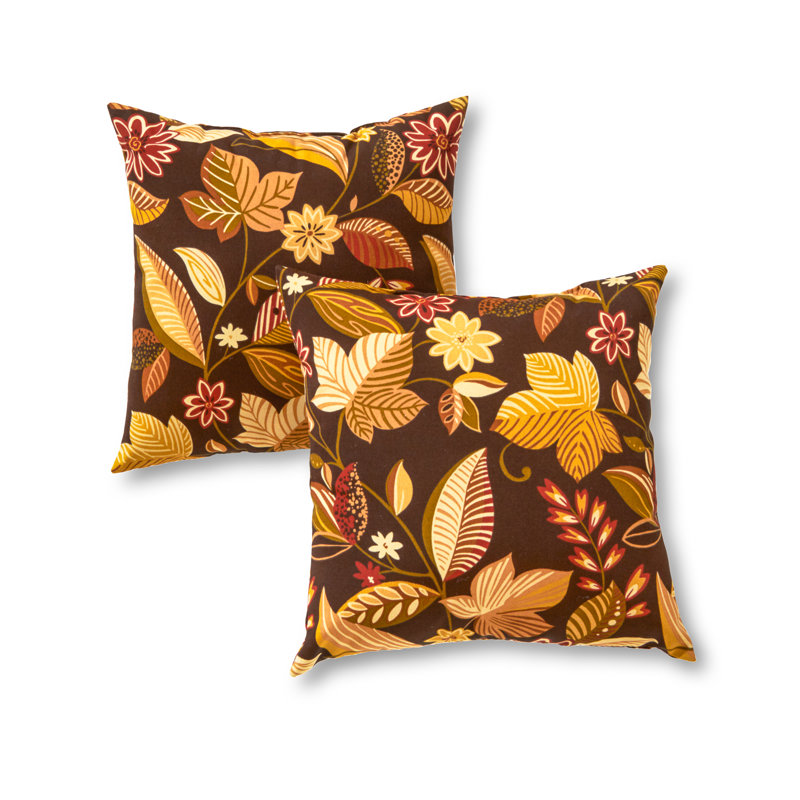 Covington Outdoor Square Pillow Cover & Insert, Timberland Floral