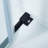 56-60"W X 60"H Frameless Double Sliding Tub Shower Door, 304 Stainless Steel In Matte Black, 5/16" (8Mm) Thick SGCC Tempered Clear Glass.